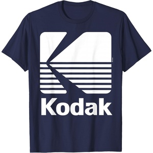 image:image80s Vintage Kodak Logo  White TShirtNavy Blue