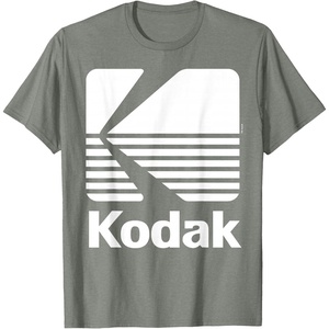 image:image80s Vintage Kodak Logo  White TShirtOlive Heather