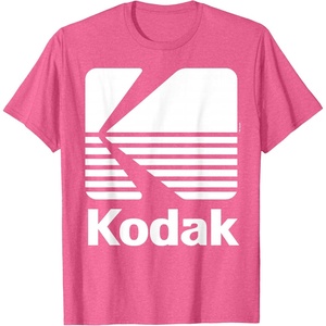 image:image80s Vintage Kodak Logo  White TShirtPink Heather