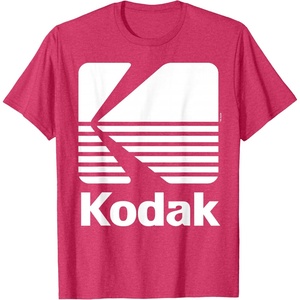 image:image80s Vintage Kodak Logo  White TShirtRed Heather