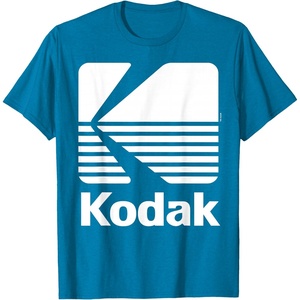 image:image80s Vintage Kodak Logo  White TShirtSapphire Blue
