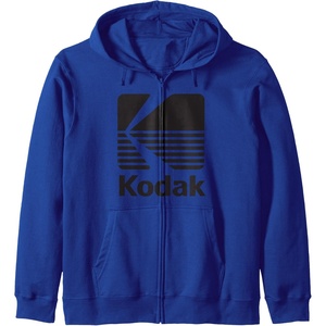 image:image80s Vintage Kodak Logo Zip HoodieRoyal Blue