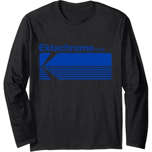 image:imageEktachrome Film Vintage Logo Long Sleeve TShirtBlack