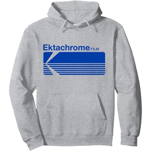 image:imageEktachrome Film Vintage Logo Pullover HoodieHeather Grey