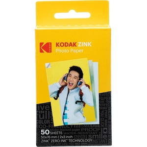 image:imageKODAK 2x3 Premium StickyBacked ZINK Photo Paper 100 Sheets  Compatible With Kodak Step Step Slim Printomatic Printomatic Smile Step Touch50 Sheets