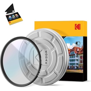 image:imageKODAK 37mm UV Filter  German Schott Glass Premium Ultraviolet Filter Slim 18Layer Polished Coating  Absorbs Atmospheric Haze Protects Lens amp Improves Sharpness amp Contrast 99 Light Transmittance37MM
