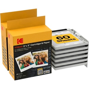 image:imageKODAK 4PASS 3x3 Cartridge Refill 60 Sheets Mini 3 amp Mini Shot 3Paquet de 60