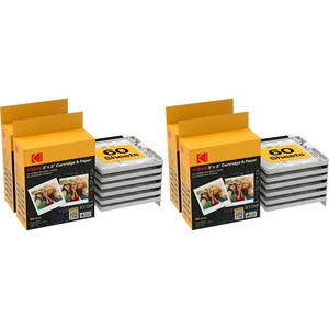 image:imageKODAK 4PASS 3x3 Cartridge Refill 60 Sheets Mini 3 amp Mini Shot 3Paquet de 60 Pack of 2