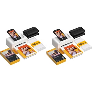 image:imageKODAK Dock Plus 4x6 Photo Printer Smartphone Docking 4PASS 10 SheetsPrinter  50 Sheets Pack of 2