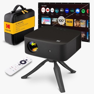 image:imageKODAK Flik X20 1080p Smart Projector Kit Mini Projector White SmallBlack