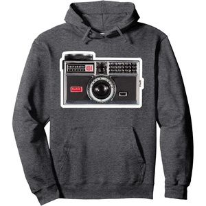 image:imageKODAK INSTAMATIC Camera Design Pullover HoodieDark Heather Grey