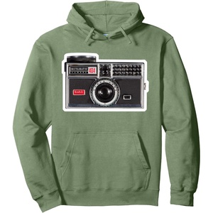 image:imageKODAK INSTAMATIC Camera Design Pullover HoodieSage Green