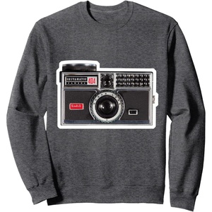 image:imageKODAK INSTAMATIC Camera Design SweatshirtDark Heather Grey