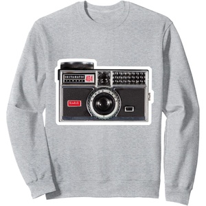 image:imageKODAK INSTAMATIC Camera Design SweatshirtHeather Grey