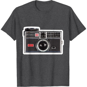 image:imageKODAK INSTAMATIC Camera Design TShirtDark Heather Grey