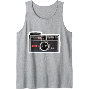 image:imageKODAK INSTAMATIC Camera Design Tank TopHeather Grey