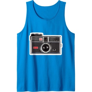 image:imageKODAK INSTAMATIC Camera Design Tank TopSapphire Blue