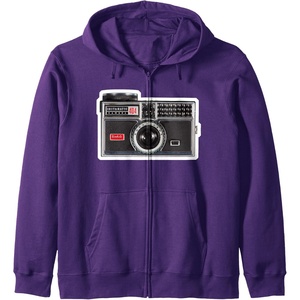 image:imageKODAK INSTAMATIC Camera Design Zip HoodiePurple