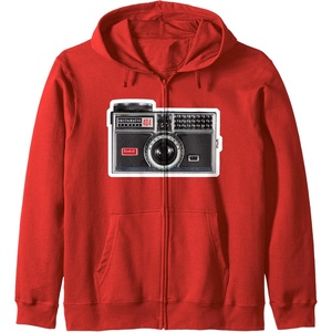 image:imageKODAK INSTAMATIC Camera Design Zip HoodieRed