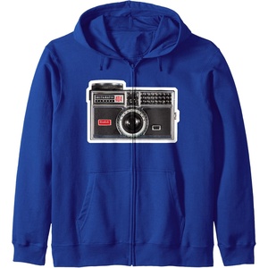 image:imageKODAK INSTAMATIC Camera Design Zip HoodieRoyal Blue