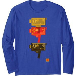 image:imageKODAK M7 Movie Camera Art Long Sleeve TShirtRoyal Blue
