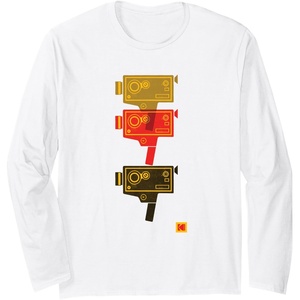 image:imageKODAK M7 Movie Camera Art Long Sleeve TShirtWhite