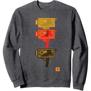 image:imageKODAK M7 Movie Camera Art SweatshirtDark Heather Grey