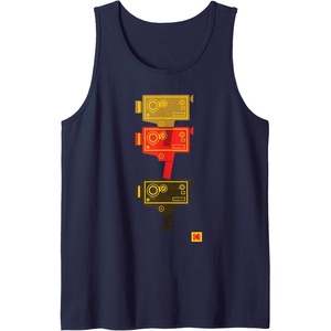 image:imageKODAK M7 Movie Camera Art Tank TopNavy Blue