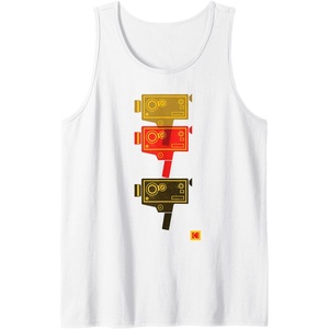 image:imageKODAK M7 Movie Camera Art Tank TopWhite