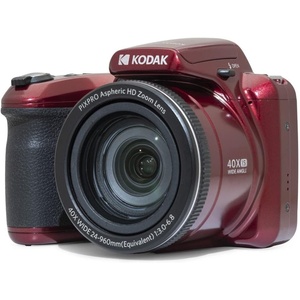 image:imageKODAK PIXPRO AZ405 20MP Digital Camera 40x Optical Zoom AA OIS BlackRed
