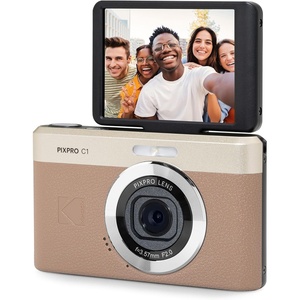 image:imageKODAK PIXPRO C1 13MP Compact Digital Camera 26mm Fixed Lens BlackBrown