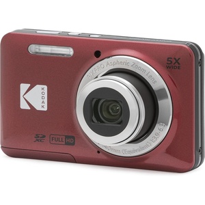image:imageKODAK PIXPRO FZ55 16MP Compact Digital Camera 5X Optical Zoom BlackRed