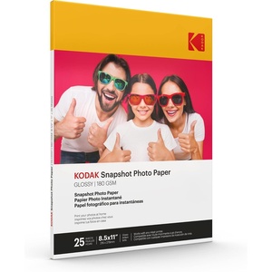image:imageKODAK Photo Paper Gloss 4 X 6 SNAPSHOT 100 count 48lb180 gm 285MIL 41305 THIS PRODUCT IS NOT COMPATIBLE WITH THE KODAK DOCK PRINTER85 X 11  25PK