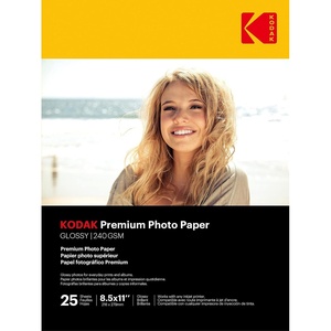 image:imageKODAK Picture Paper Vivid 4x6 100 count 66lb230gm2 weight 119 mil thickness Vivid color picture paper THIS PRODUCT IS NOT COMPATIBLE WITH THE KODAK DOCK PRINTER85 x 11  25 Sheets