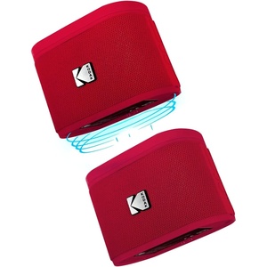 image:imageKODAK SOUNDBRIX Magnetic Splittable Bluetooth Speaker Shower Speaker IPX4 Water Resistant Ultra Portable Speaker Wireless 5H Playtime Electronics for Outdoors Home Travel Gifting Stackable Design BlueReverb Red