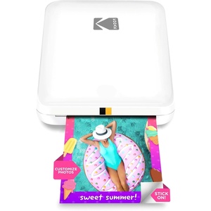 image:imageKODAK Step Slim Instant Smartphone Photo Printer  Portable Sleek Color Wireless Mobile Printer  Zink 2x3 StickyBack Photos  Print from iOS amp Android Devices with Bluetooth wthe Fun App  WhiteWhite