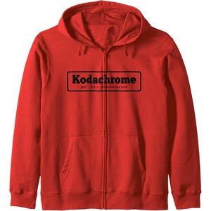 image:imageKodachrome Logo  Black Zip HoodieRed