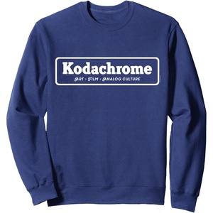 image:imageKodachrome Logo  White SweatshirtNavy Blue