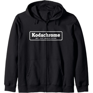 image:imageKodachrome Logo  White Zip HoodieBlack