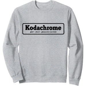 image:imageKodachrome Logo Design  Black SweatshirtHeather Grey