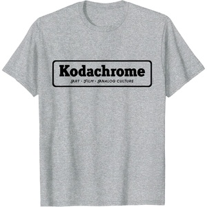image:imageKodachrome Logo Design  Black TShirtHeather Grey