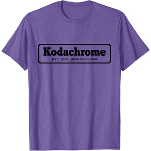 image:imageKodachrome Logo Design  Black TShirtPurple Heather