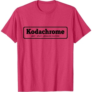 image:imageKodachrome Logo Design  Black TShirtRed Heather