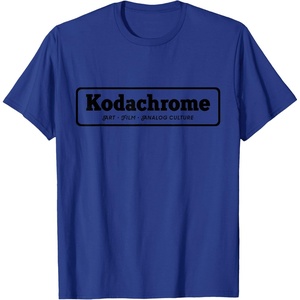 image:imageKodachrome Logo Design  Black TShirtRoyal Blue