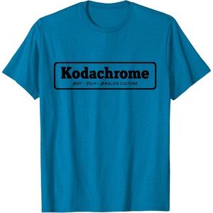 image:imageKodachrome Logo Design  Black TShirtSapphire Blue