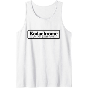 image:imageKodachrome Logo Design  Black Tank TopWhite