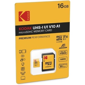 image:imageKodak 32GB Class 10 UHSI U1 MicroSDHC Card with Adapter 10x Write SpeedBlack