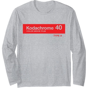 image:imageKodak Kodachrome 40 Long Sleeve TShirtHeather Grey