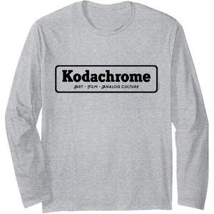image:imageKodak Kodachrome Logo Design Long Sleeve TShirt Unisex Adult