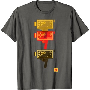 image:imageKodak M7 Movie Camera Art TShirtAsphalt Grey